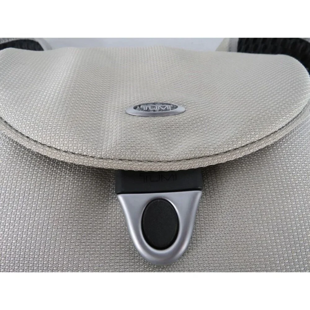 Tumi T3 Computer Laptop Silver Gray Backpack 6480ALU